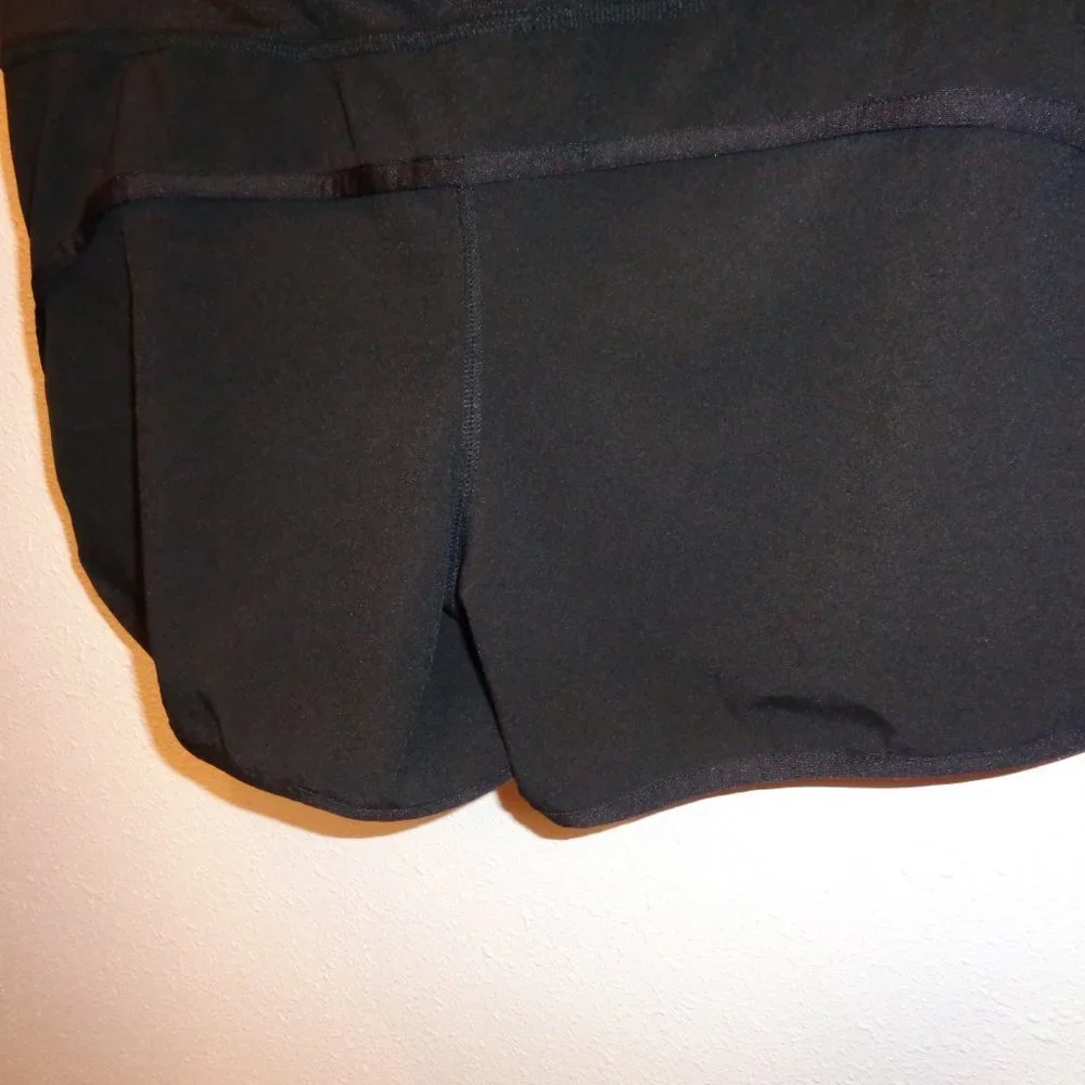 TEK Gear Black Active Shorts with Built In Underwear Size Small